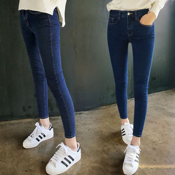 men's jeans high waist 2021 spring and summer women korean thin stretch black trousers feet tight pencil pants, Blue
men's jeans high waist 2021 spring and summer women korean thin stretch black trousers feet tight pencil pants, Blue