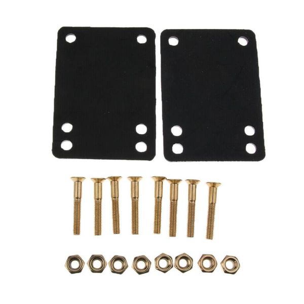 skateboarding 2pcs skateboard longboard 1/8" rubber risers pads + 1pcs 1" hardware truck screws
skateboarding 2pcs skateboard longboard 1/8" rubber risers pads + 1pcs 1" hardware truck screws