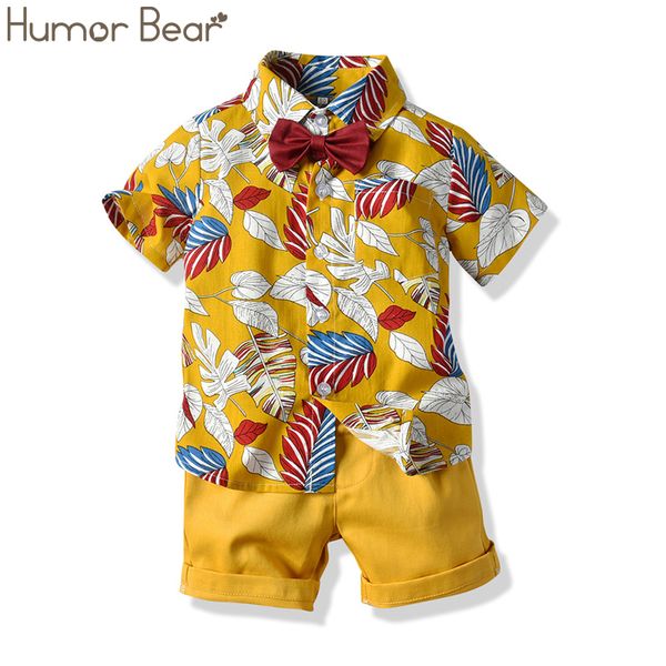 humor bear children's suit new summer boys clothes leaves print short-sleeved + casual shorts+ bowtie baby kids clothes, White
humor bear children's suit new summer boys clothes leaves print short-sleeved + casual shorts+ bowtie baby kids clothes, White