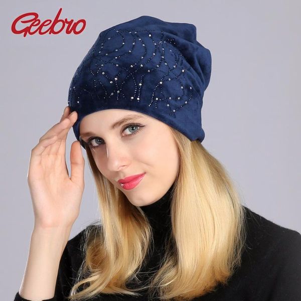 geebro brand new women's beanie hat casual knitted beanie for women shine rhinestones beanies balaclava bonnet cap female dq062, Blue;gray
geebro brand new women's beanie hat casual knitted beanie for women shine rhinestones beanies balaclava bonnet cap female dq062, Blue;gray