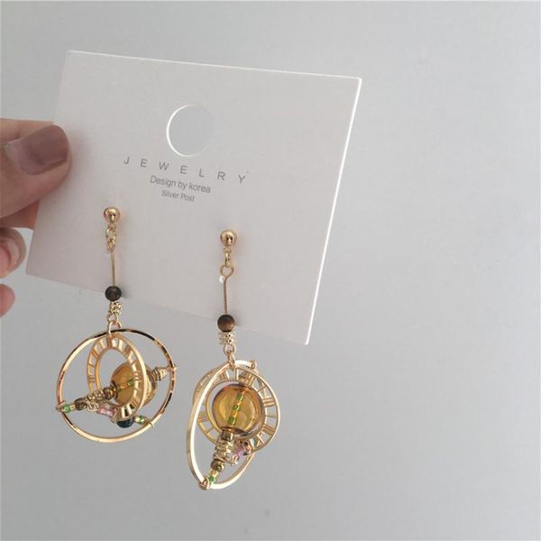 aensoa 2020 unique design planet drop earrings for women glass gold color vintage planet pendientes fashion jewelry, Silver
aensoa 2020 unique design planet drop earrings for women glass gold color vintage planet pendientes fashion jewelry, Silver