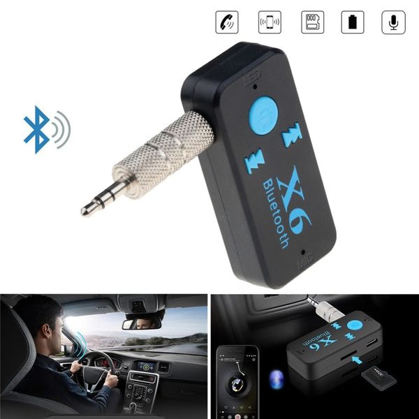 mini adapter bluetooth receiver auto car x6 3.5mm jack bluetooth aux kit support tf card a2dp audio stereo bluetooth handreceiver
mini adapter bluetooth receiver auto car x6 3.5mm jack bluetooth aux kit support tf card a2dp audio stereo bluetooth handreceiver