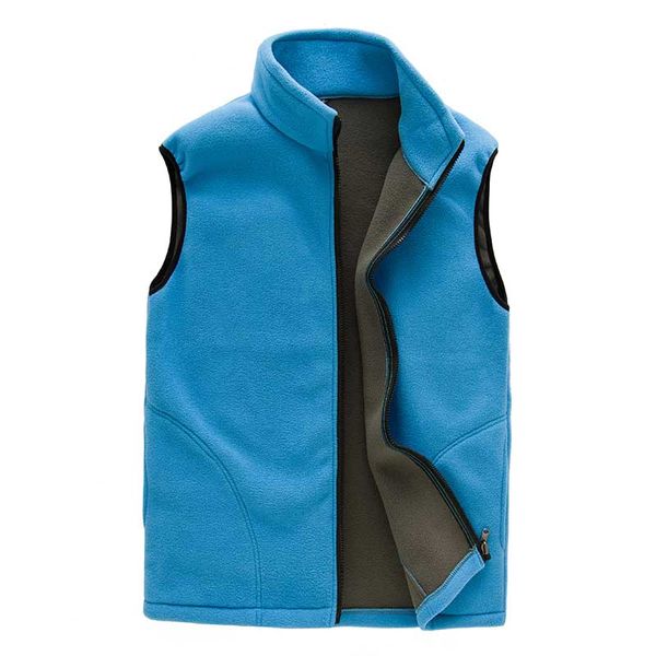men's fleece vest outerwear reporter vests sleeveless warm breathable spring autumn outdoor hiking camping vest, Gray;blue
men's fleece vest outerwear reporter vests sleeveless warm breathable spring autumn outdoor hiking camping vest, Gray;blue