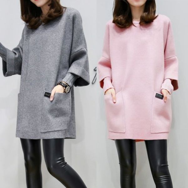 sweatshirt autumn large size women long sleeve hoodies loose pockets outerwear plus size wool coat drop shipping, Black
sweatshirt autumn large size women long sleeve hoodies loose pockets outerwear plus size wool coat drop shipping, Black