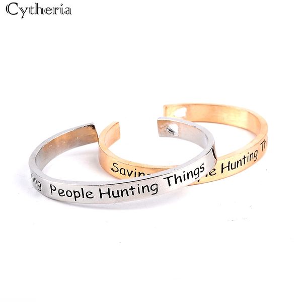 bangle saving people hunting things bracelets women encourage massage reminder bangles cheer up gift for students friends, Black
bangle saving people hunting things bracelets women encourage massage reminder bangles cheer up gift for students friends, Black