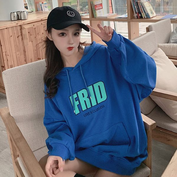 women's hoodies & sweatshirts autumn clothing 2021 korean style loose simple all-match letters hooded sweatshirt oversized female, Black
women's hoodies & sweatshirts autumn clothing 2021 korean style loose simple all-match letters hooded sweatshirt oversized female, Black