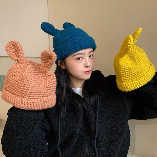 pragmapism new autumn winter men women couples warm hats simple casual handmade ears knitted woolen hat beanies hat, Blue;gray
pragmapism new autumn winter men women couples warm hats simple casual handmade ears knitted woolen hat beanies hat, Blue;gray