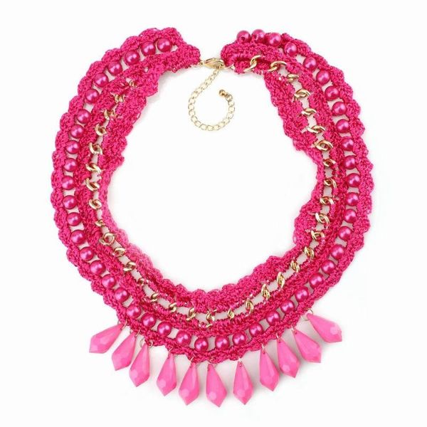 new arrival string braided gold chain pendant choker statement simulated pearl necklace jewelry for women, Golden;silver
new arrival string braided gold chain pendant choker statement simulated pearl necklace jewelry for women, Golden;silver