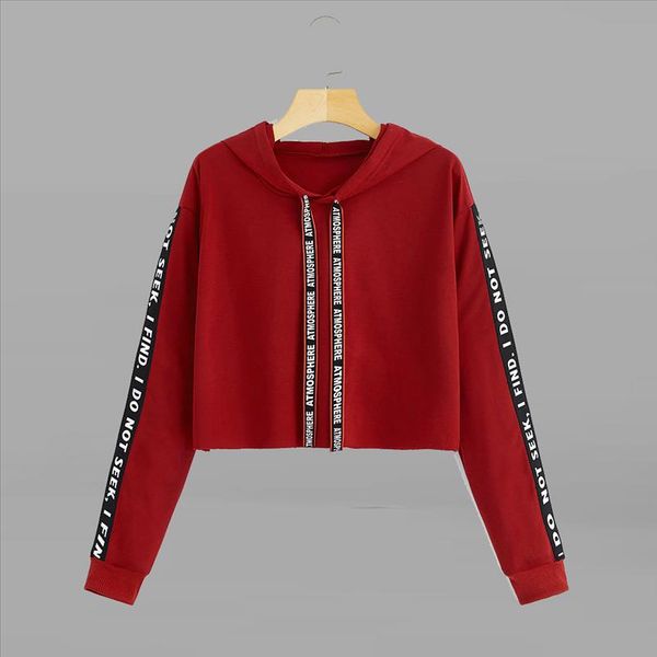 women hoodies sweatshirt autumn crop long sleeve sweatshirt hoodie letter print pullover sweatshirts coat women hoodies, Black
women hoodies sweatshirt autumn crop long sleeve sweatshirt hoodie letter print pullover sweatshirts coat women hoodies, Black