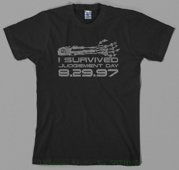 terminator t shirt survived judgement day t2 skynet cyberdyne schwarzenegger 800 great discount cotton men tee
terminator t shirt survived judgement day t2 skynet cyberdyne schwarzenegger 800 great discount cotton men tee