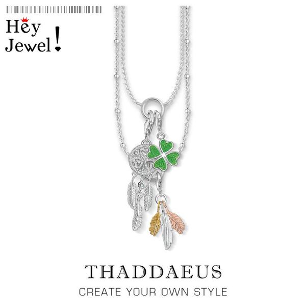 chains charm necklace dreamcatcher clover feathers,2021 spring fashion jewelry 925 sterling silver bijoux trendy gift for women
chains charm necklace dreamcatcher clover feathers,2021 spring fashion jewelry 925 sterling silver bijoux trendy gift for women