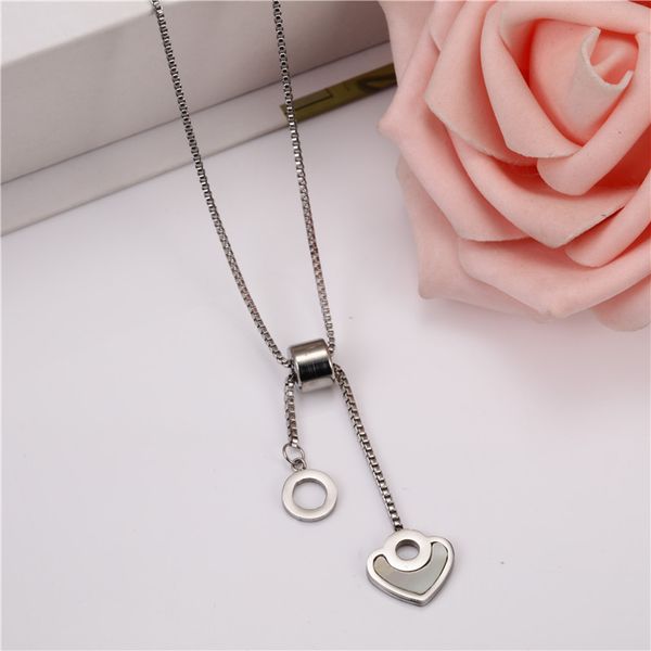 oufei 2020 new necklace fashion jewelry accessories stainless steel jewelry woman shell heart necklaces pendants ing, Silver
oufei 2020 new necklace fashion jewelry accessories stainless steel jewelry woman shell heart necklaces pendants ing, Silver