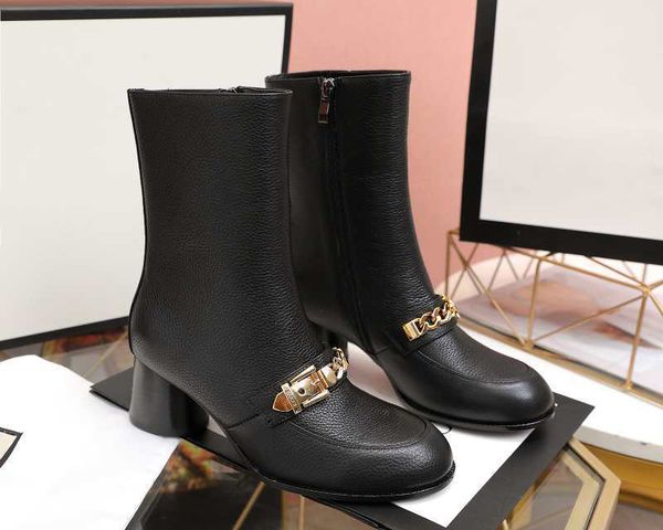 martin boots new boot women ankle boots winter booties genuine leather women's high square heel shoes female footwear heel height 5.5cm, Black
martin boots new boot women ankle boots winter booties genuine leather women's high square heel shoes female footwear heel height 5.5cm, Black