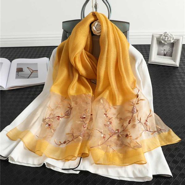 luxury real silk scarf for women floral embroidery large shawl wraps bandana foulard female hijab winter scarves 2020, Blue;gray
luxury real silk scarf for women floral embroidery large shawl wraps bandana foulard female hijab winter scarves 2020, Blue;gray