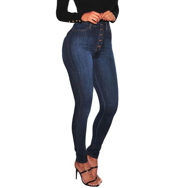 38# fashion women high waist elastic skinny jeans slim fit washed denim cowboy streetwear pencil pants long trousers, Blue
38# fashion women high waist elastic skinny jeans slim fit washed denim cowboy streetwear pencil pants long trousers, Blue