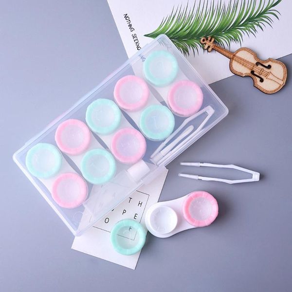 5pairs contact lens box holder portable small lovely clear eyewear bag container contact lenses soak storage case, Silver
5pairs contact lens box holder portable small lovely clear eyewear bag container contact lenses soak storage case, Silver