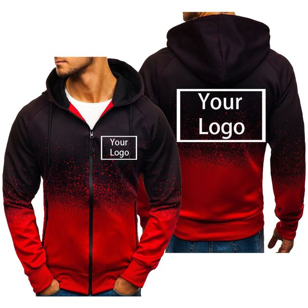 мужчины градиент цвета на молнии толстовки тонкий капюшоном customized ваш diy coat спорт осень повседневная спортивная пара dropship, Black
мужчины градиент цвета на молнии толстовки тонкий капюшоном customized ваш diy coat спорт осень повседневная спортивная пара dropship, Black