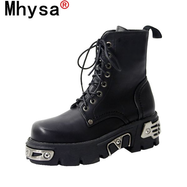 boots punk style platform women ankle motorcycle boot fashion ladies chunky shoes metal decor gothic, Black
boots punk style platform women ankle motorcycle boot fashion ladies chunky shoes metal decor gothic, Black