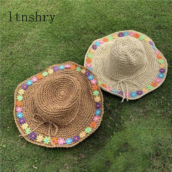 summer hats for women colorful flowers bucket cap straw hat foldable panama beach hat ladies wide brim sun chapeu feminino, Blue;gray
summer hats for women colorful flowers bucket cap straw hat foldable panama beach hat ladies wide brim sun chapeu feminino, Blue;gray