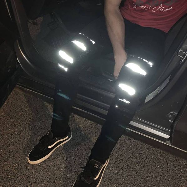 2020 new men's super fire casual pants slim fit youth casual men's leggings hip hop reflective pants, Blue
2020 new men's super fire casual pants slim fit youth casual men's leggings hip hop reflective pants, Blue