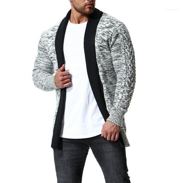 cardigan sweaters fashion panelled cardigan sweaters casual long sleeved natural color sweaters mens designer clothes mens, White;black
cardigan sweaters fashion panelled cardigan sweaters casual long sleeved natural color sweaters mens designer clothes mens, White;black