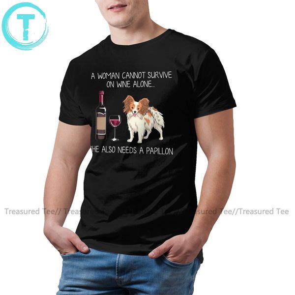 papillon собака футболка papillon и вина t-shirt 100 процентов хлопка печатных tee shirt cute fashion tshirt
papillon собака футболка papillon и вина t-shirt 100 процентов хлопка печатных tee shirt cute fashion tshirt