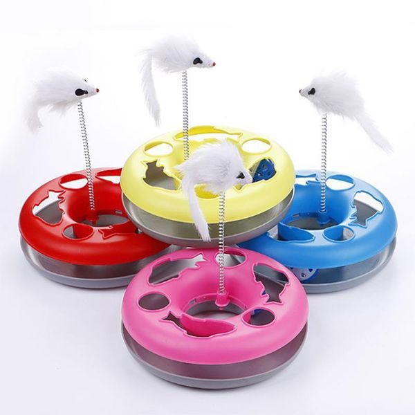 cat turntable toys spring mouse cat toy pet training disk moving interactive play pet educational toys
cat turntable toys spring mouse cat toy pet training disk moving interactive play pet educational toys