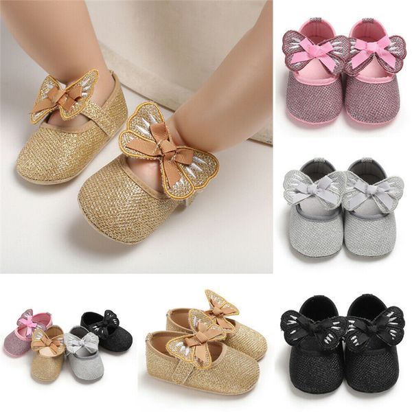 new toddler baby girls butterfly sequins shoes newborn baby bowknot soft sole prewalker shoes first walkers 0 to 18m
new toddler baby girls butterfly sequins shoes newborn baby bowknot soft sole prewalker shoes first walkers 0 to 18m