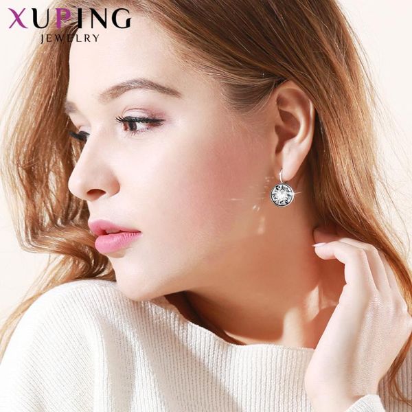 xuping fashion crystals from colorful earrings with rhodium color plated charm for women jewelry gift xe2189, Silver
xuping fashion crystals from colorful earrings with rhodium color plated charm for women jewelry gift xe2189, Silver