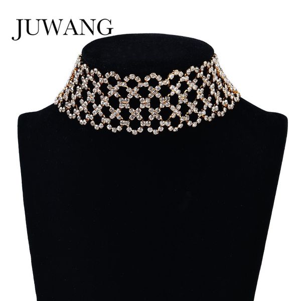 juwang 2020 new fashion luxury choker necklaces for women cubic zirconia mosaic gold chain necklace for wedding paty decoration, Golden;silver
juwang 2020 new fashion luxury choker necklaces for women cubic zirconia mosaic gold chain necklace for wedding paty decoration, Golden;silver