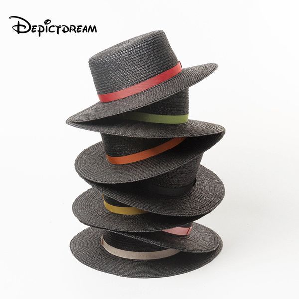 wide brim hats 2021 women summer beach ribbon flat-ed straw panama ladies cap fashionable handmade casual flat sun, Blue;gray
wide brim hats 2021 women summer beach ribbon flat-ed straw panama ladies cap fashionable handmade casual flat sun, Blue;gray