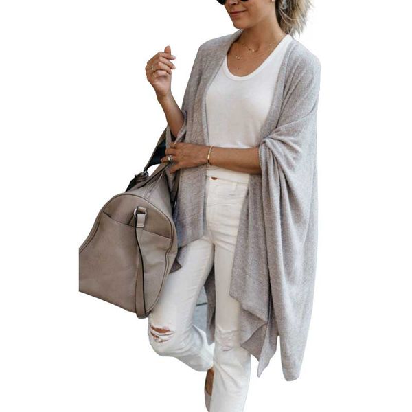 women's cardigan knit coat long loose coat irregular hem jacket gray bat cardigan knit casual wild sweater s-xxl, Tan;black
women's cardigan knit coat long loose coat irregular hem jacket gray bat cardigan knit casual wild sweater s-xxl, Tan;black