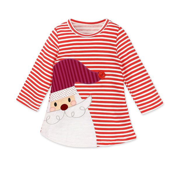 girls clothes new christmas girls dress casual cartoon striped long-sleeved kids dresses for 1-6y children's clothing, Red;yellow
girls clothes new christmas girls dress casual cartoon striped long-sleeved kids dresses for 1-6y children's clothing, Red;yellow