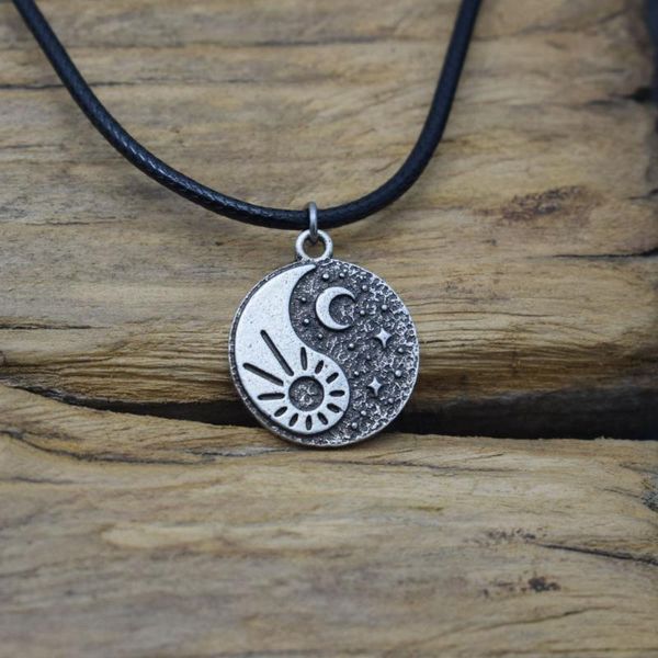 pendant necklaces 10pcs yin yang necklace sun and moon jewelry with 55 rope chain, Silver
pendant necklaces 10pcs yin yang necklace sun and moon jewelry with 55 rope chain, Silver