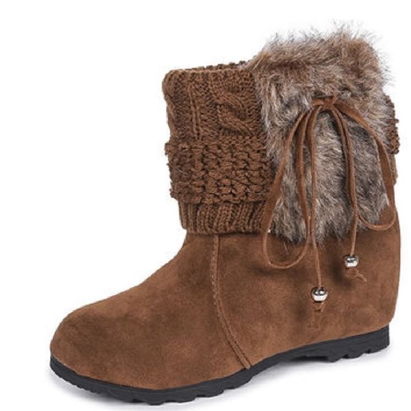 winter korean style women height increasing nubuck tassel short snow boots ladies knitting botas lady lazy fringe boots 191022, Black
winter korean style women height increasing nubuck tassel short snow boots ladies knitting botas lady lazy fringe boots 191022, Black