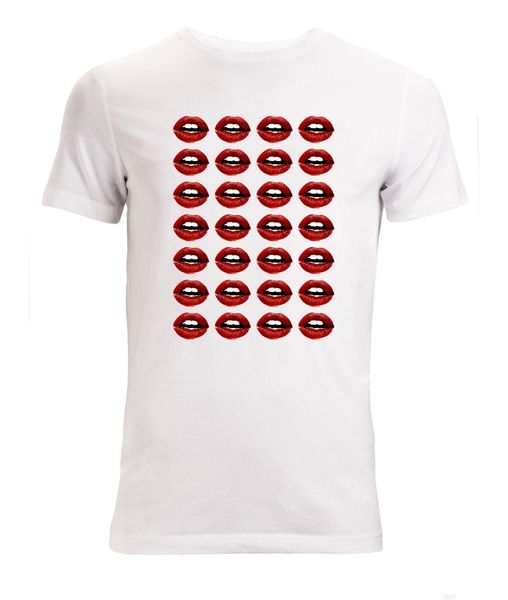 new fashion cool casual t shirts many red lips pop art men's (woman's available) t shirt white summer tee shirt
new fashion cool casual t shirts many red lips pop art men's (woman's available) t shirt white summer tee shirt