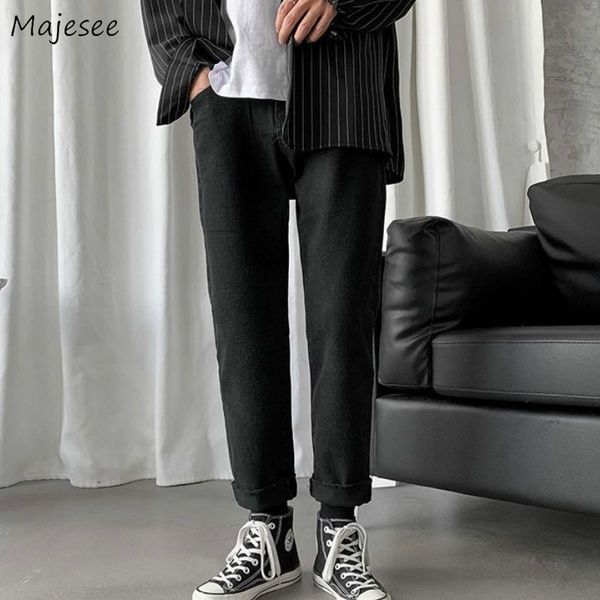 men's jeans men straight solid ankle-length large size simple fur-lined loose all-match chic streetwear ins teens denim trousers, Blue
men's jeans men straight solid ankle-length large size simple fur-lined loose all-match chic streetwear ins teens denim trousers, Blue