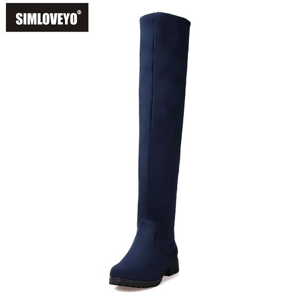 simloveyo plus size 33-43 new arrival autumn winter women shoes flock middle heels platforms knee boots for women fashion black
simloveyo plus size 33-43 new arrival autumn winter women shoes flock middle heels platforms knee boots for women fashion black