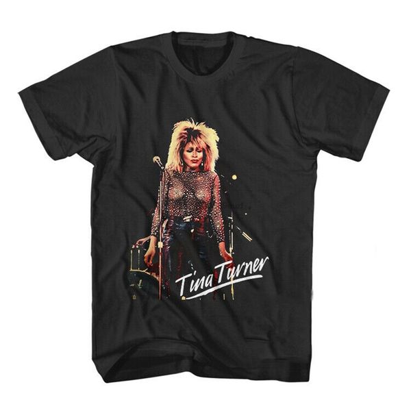 tina turner short sleeve shirt size s - 2xl retro tee shirt