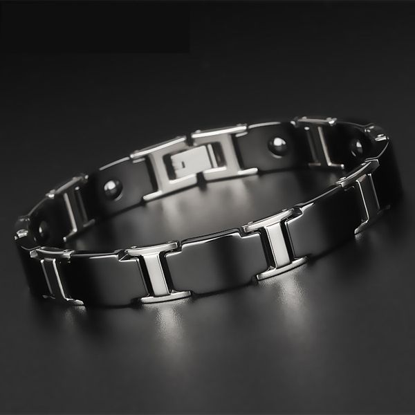 link, chain men silver color stainless steel health magnet bracelet jewelry gold black ceramic mens women bracelets man jewellery
link, chain men silver color stainless steel health magnet bracelet jewelry gold black ceramic mens women bracelets man jewellery