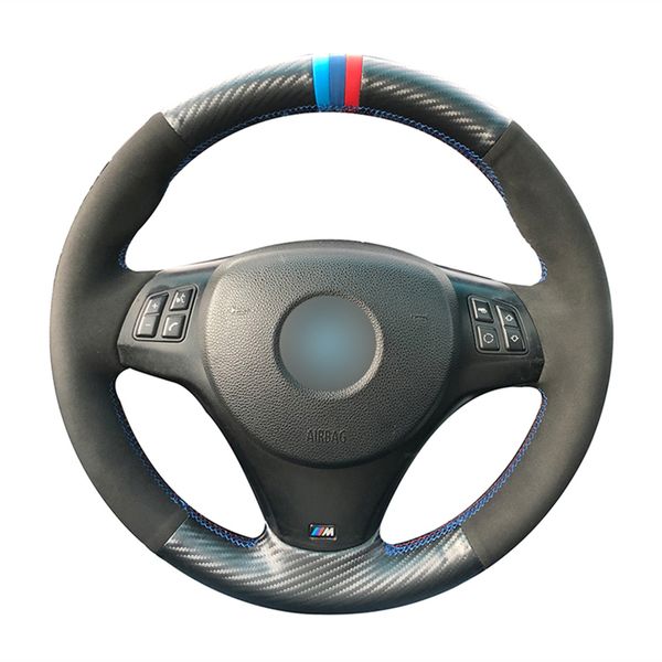 black suede black carbon fiber leather hand sew car steering wheel cover for bmw m sport m3 e90 e91 e92 e93 e87 e81 e82 e88
black suede black carbon fiber leather hand sew car steering wheel cover for bmw m sport m3 e90 e91 e92 e93 e87 e81 e82 e88