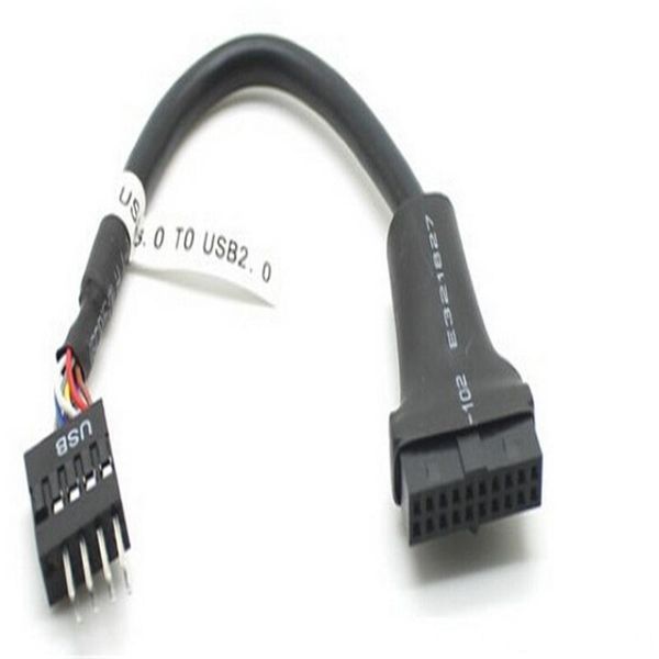 10pcs/lot motherboard usb 3.0 female 20pin to usb 2.0 male 9pin housing extension adapter cable for deskcomputer pc
10pcs/lot motherboard usb 3.0 female 20pin to usb 2.0 male 9pin housing extension adapter cable for deskcomputer pc