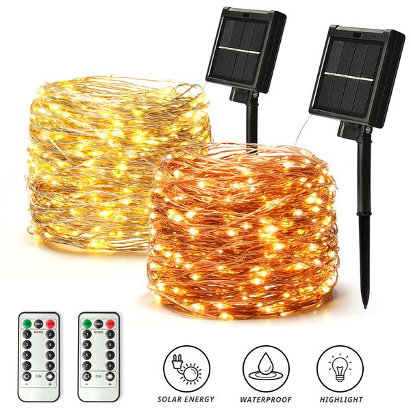 led outdoor solar lamp string lights 100/200 leds fairy holiday christmas party garland solar garden waterproof 10m
led outdoor solar lamp string lights 100/200 leds fairy holiday christmas party garland solar garden waterproof 10m