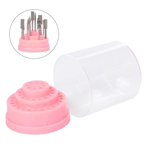 nail drill & accessories 48 holes bit holder stand displayer pro container storage box manicure art tool + acrylic cover
nail drill & accessories 48 holes bit holder stand displayer pro container storage box manicure art tool + acrylic cover