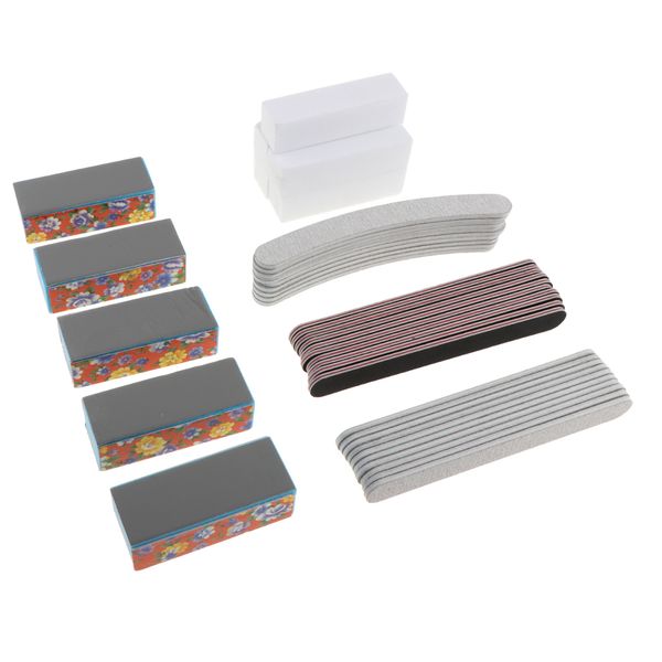 40 pieces professional nail art sanding files uv gel polish acrylic block buffer acrylic gel removal grits for salon use home personal use
40 pieces professional nail art sanding files uv gel polish acrylic block buffer acrylic gel removal grits for salon use home personal use