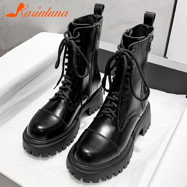 karin new fashion girl 2020 autumn boots round toe thick sole chunky heels cross tied zip women boots ankle women shoes, Black
karin new fashion girl 2020 autumn boots round toe thick sole chunky heels cross tied zip women boots ankle women shoes, Black