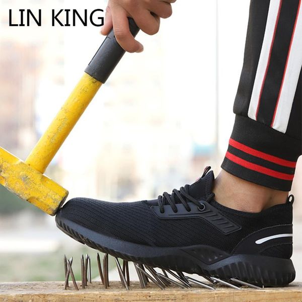 lin king plus размер дышащий мужчины работа безопасность boots обувь легкая узелок стали toe анти пирсинг открытый кроссовки для мужской, Black
lin king plus размер дышащий мужчины работа безопасность boots обувь легкая узелок стали toe анти пирсинг открытый кроссовки для мужской, Black