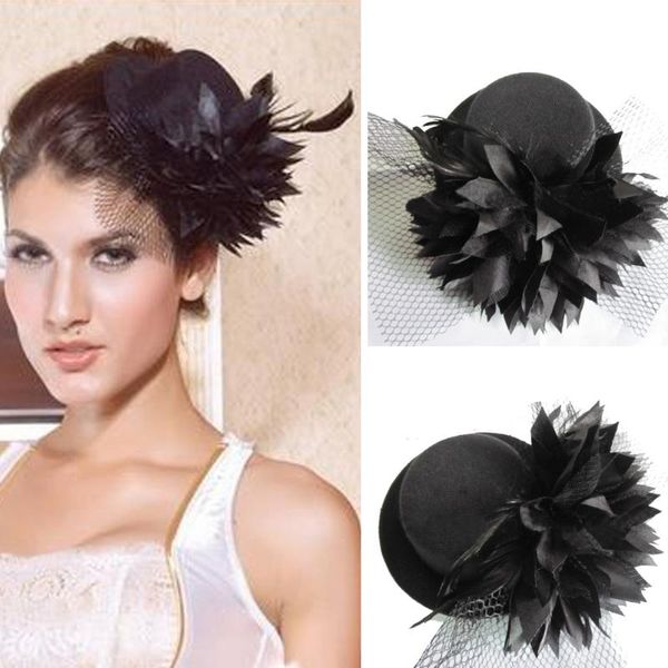 fashion elegant mini hat hairclip with flower for party/weeding/cosplay, Blue;gray
fashion elegant mini hat hairclip with flower for party/weeding/cosplay, Blue;gray