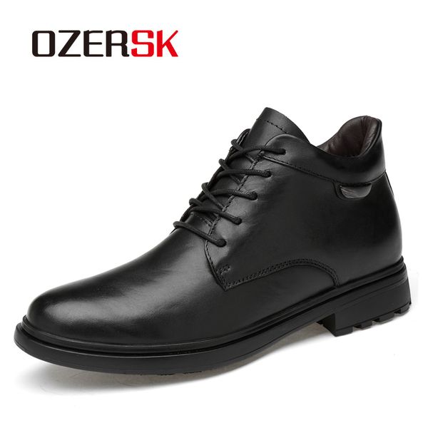 ozersk 2020 autumn winter genuine leather boots men boots high ankle male footwear snow casual shoes, Black
ozersk 2020 autumn winter genuine leather boots men boots high ankle male footwear snow casual shoes, Black