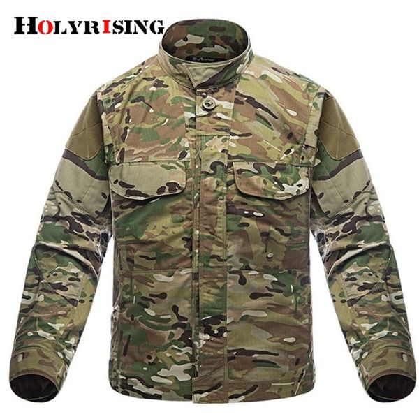 men's jackets est men camouflage tactical jacket soldiers multi-pockets cargo coat clothes, Black;brown
men's jackets est men camouflage tactical jacket soldiers multi-pockets cargo coat clothes, Black;brown